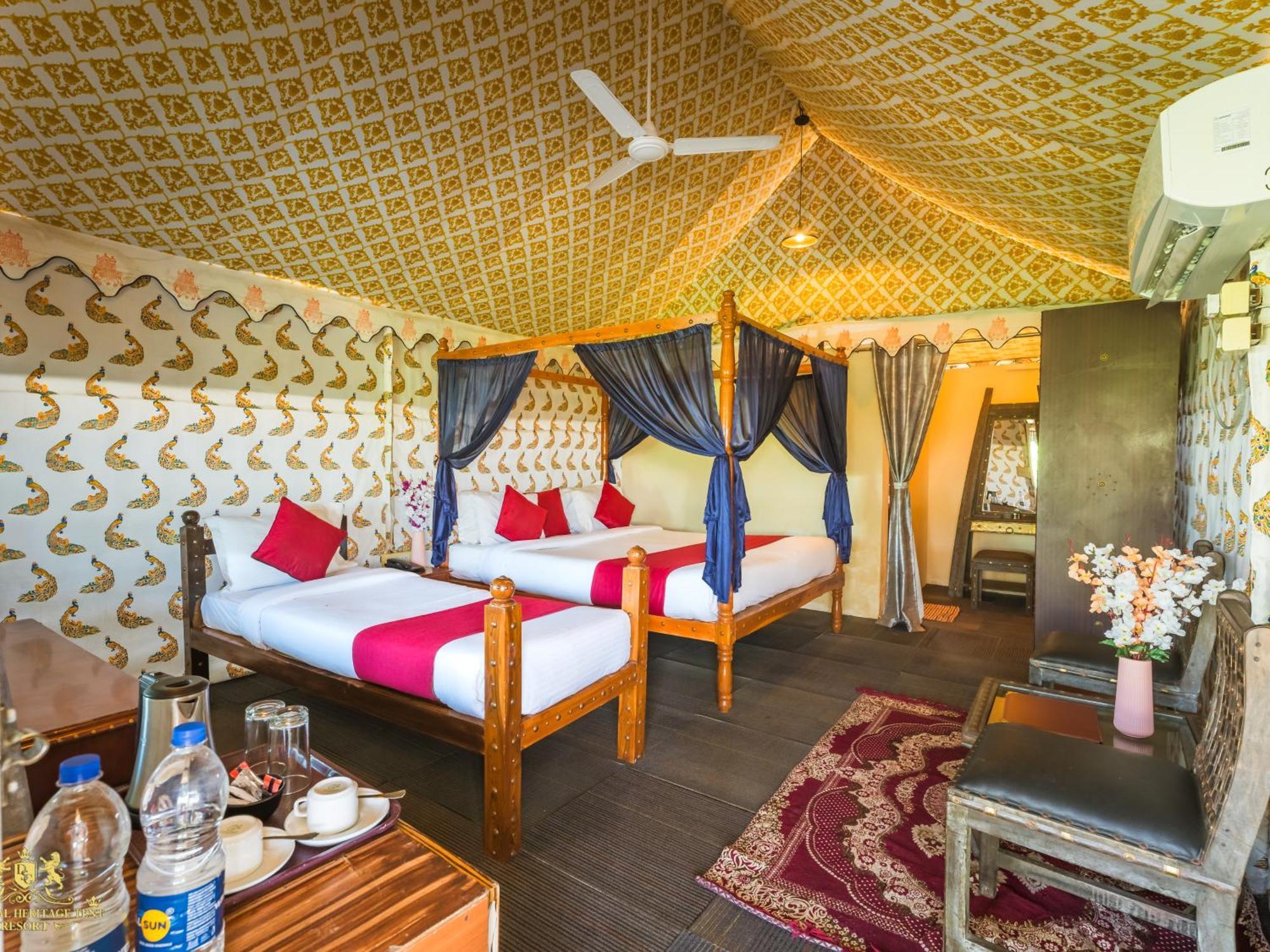 The Royal Heritage Tent Resort- Statue Of Unity Kevadia Camera foto